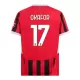 Camisola AC Milan Okafor 17 Criança Equipamento 1ª 2024/25