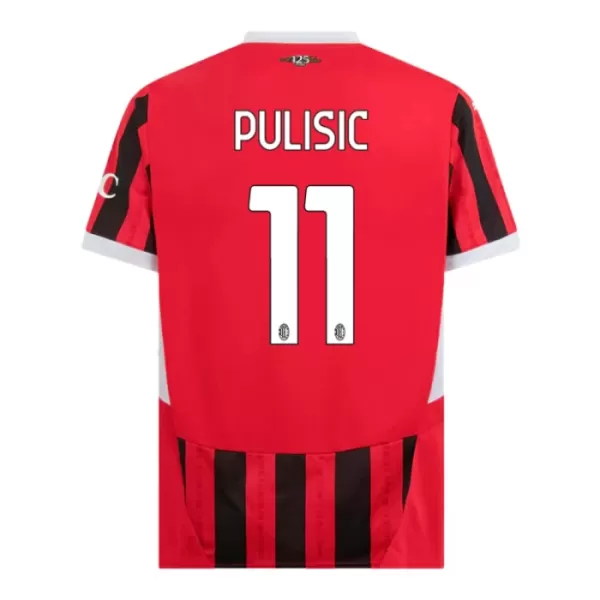 Camisola AC Milan Pulisic 11 Criança Equipamento 1ª 2024/25
