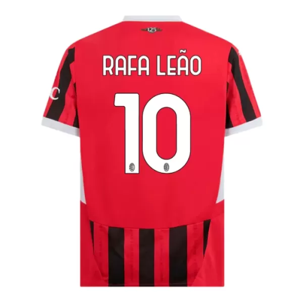 Camisola AC Milan Rafael Leao 10 Criança Equipamento 1ª 2024/25