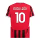Camisola AC Milan Rafael Leao 10 Criança Equipamento 1ª 2024/25
