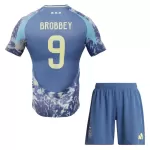 Camisola Ajax Amsterdam Brian Brobbey 9 Criança Equipamento 2ª 2024/25