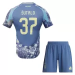 Camisola Ajax Amsterdam Josip Sutalo 37 Criança Equipamento 2ª 2024/25