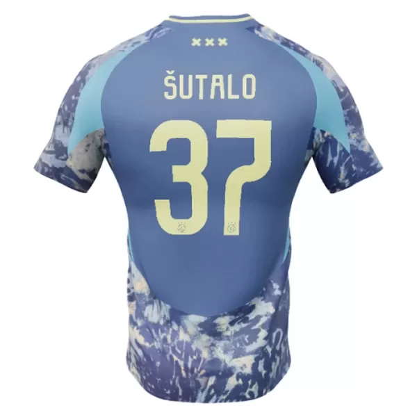 Camisola Ajax Amsterdam Josip Sutalo 37 Criança Equipamento 2ª 2024/25
