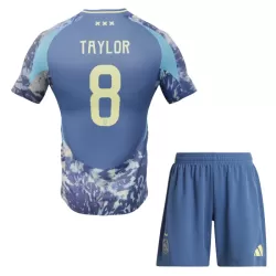 Camisola Ajax Amsterdam Kenneth Taylor 8 Criança Equipamento 2ª 2024/25 Camisola Ajax Amsterdam Kenneth Taylor 8 Criança Equipamento 2ª 2024/25