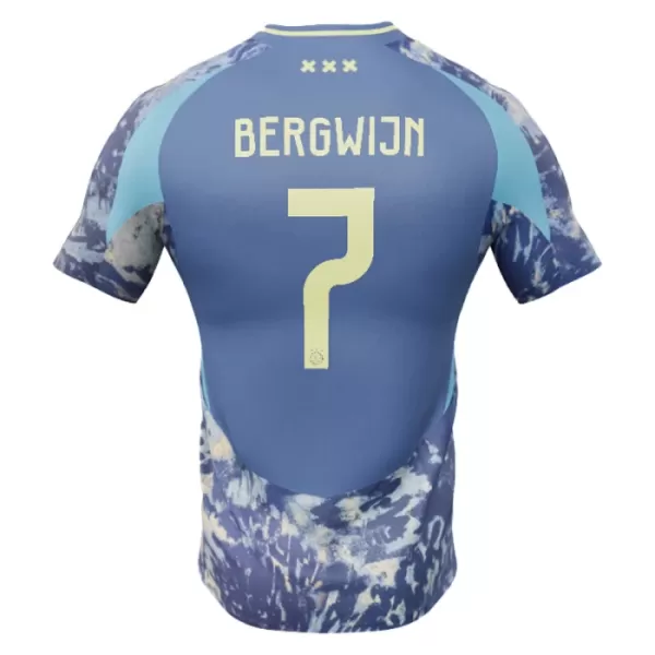 Camisola Ajax Amsterdam Steven Bergwijn 7 Criança Equipamento 2ª 2024/25