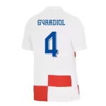 Camisola Croácia Gvardiol 4 Homem Equipamento 1ª Euro 2024