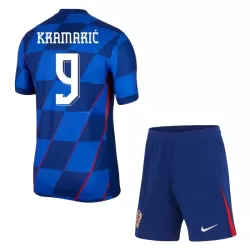 Camisola Croácia Kramaric 9 Criança Equipamento 2ª Euro 2024 Camisola Croácia Kramaric 9 Criança Equipamento 2ª Euro 2024
