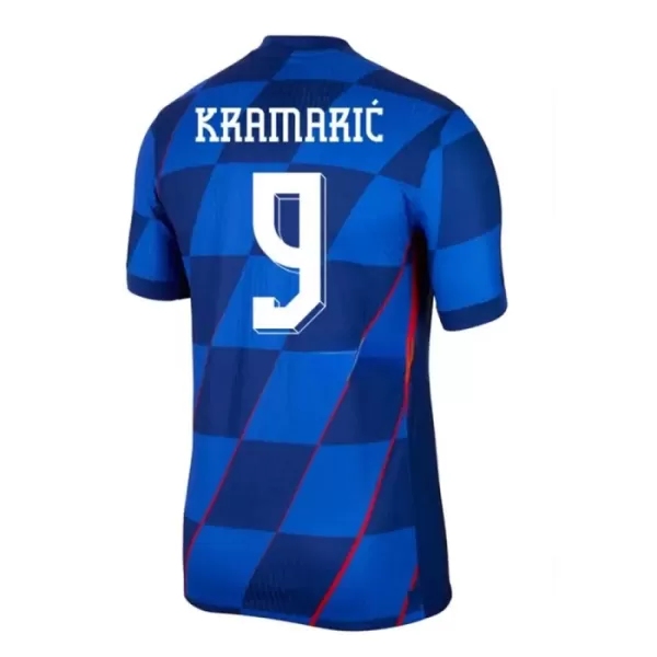 Camisola Croácia Kramaric 9 Criança Equipamento 2ª Euro 2024
