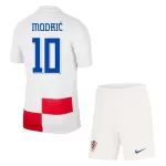 Camisola Croácia Modrić 10 Criança Equipamento 1ª Euro 2024