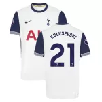 Camisola Tottenham Hotspur Kulusevski 21 Homem Equipamento 1ª 2024/25
