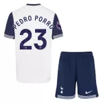 Camisola Tottenham Hotspur Pedro Porro 23 Criança Equipamento 1ª 2024/25