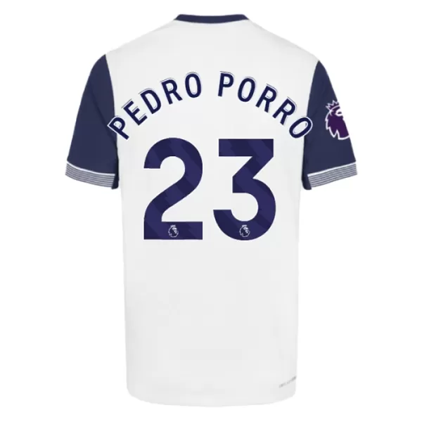 Camisola Tottenham Hotspur Pedro Porro 23 Criança Equipamento 1ª 2024/25