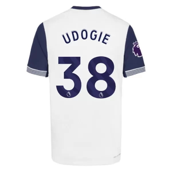 Camisola Tottenham Hotspur Udogie 38 Criança Equipamento 1ª 2024/25
