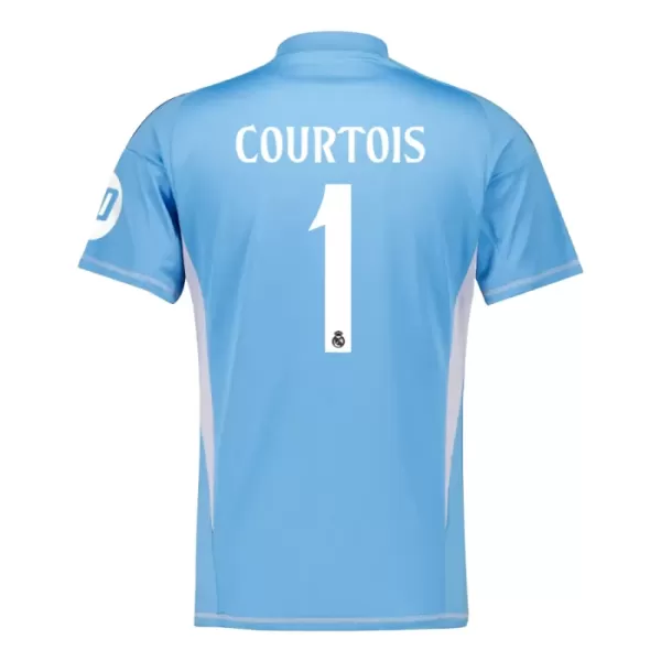 Camisola Guarda-Redes Real Madrid Courtois 1 Criança Equipamento 1ª 2024/25
