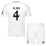 Camisola Real Madrid Alaba 4 Criança Equipamento 1ª 2024/25