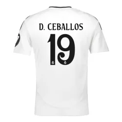 Camisola Real Madrid D. Ceballos 19 Homem Equipamento 1ª 2024/25 Camisola Real Madrid D. Ceballos 19 Homem Equipamento 1ª 2024/25