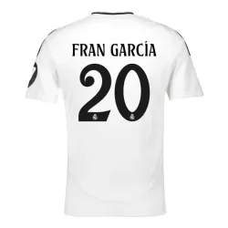 Camisola Real Madrid Fran Garcia 20 Homem Equipamento 1ª 2024/25 Camisola Real Madrid Fran Garcia 20 Homem Equipamento 1ª 2024/25
