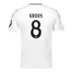 Camisola Real Madrid Kroos 8 Criança Equipamento 1ª 2024/25