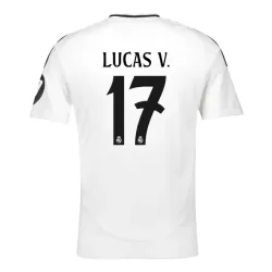 Camisola Real Madrid Lucas V. 17 Homem Equipamento 1ª 2024/25 Camisola Real Madrid Lucas V. 17 Homem Equipamento 1ª 2024/25