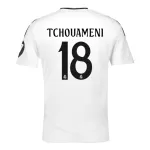 Camisola Real Madrid Tchouaméni 18 Homem Equipamento 1ª 2024/25