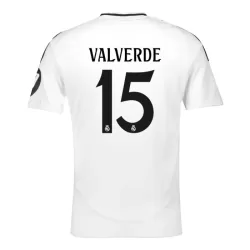 Camisola Real Madrid Valverde 15 Homem Equipamento 1ª 2024/25 Camisola Real Madrid Valverde 15 Homem Equipamento 1ª 2024/25