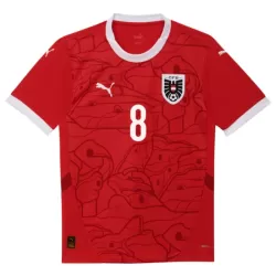 Camisola Áustria Alaba 8 Homem Equipamento 1ª Euro 2024