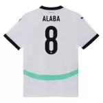 Camisola Áustria Alaba 8 Homem Equipamento 2ª Euro 2024