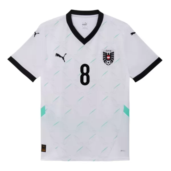 Camisola Áustria Alaba 8 Homem Equipamento 2ª Euro 2024