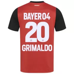 Camisola Bayer Leverkusen Alejandro Grimaldo 20 Homem Equipamento 1ª 2024/25 Camisola Bayer Leverkusen Alejandro Grimaldo 20 Homem Equipamento 1ª 2024/25