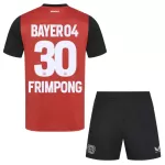 Camisola Bayer Leverkusen Jeremie Frimpong 30 Criança Equipamento 1ª 2024/25