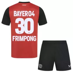 Camisola Bayer Leverkusen Jeremie Frimpong 30 Criança Equipamento 1ª 2024/25 Camisola Bayer Leverkusen Jeremie Frimpong 30 Criança Equipamento 1ª 2024/25