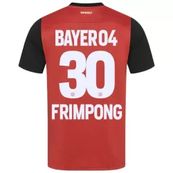 Camisola Bayer Leverkusen Jeremie Frimpong 30 Homem Equipamento 1ª 2024/25 Camisola Bayer Leverkusen Jeremie Frimpong 30 Homem Equipamento 1ª 2024/25