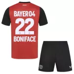 Camisola Bayer Leverkusen Victor Boniface 22 Criança Equipamento 1ª 2024/25