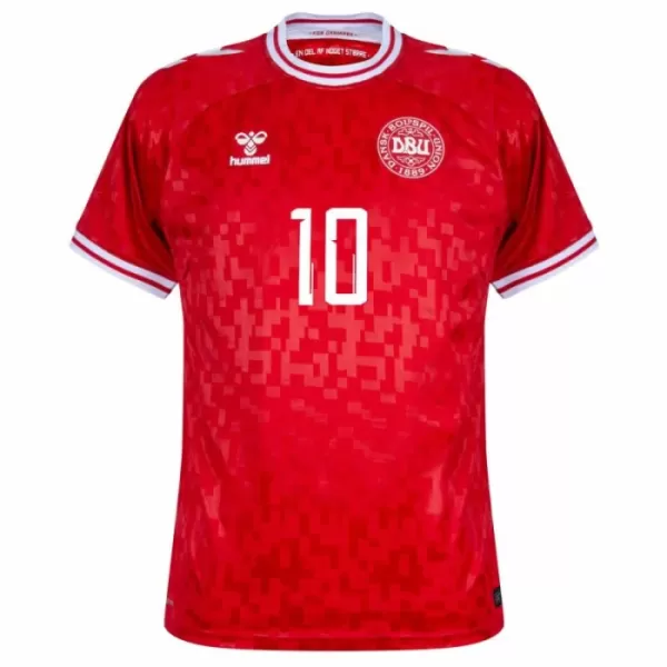 Camisola Dinamarca Eriksen 10 Homem Equipamento 1ª Euro 2024