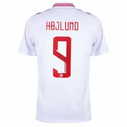 Camisola Dinamarca Højlund 9 Homem Equipamento 1ª Euro 2024 Camisola Dinamarca Højlund 9 Homem Equipamento 1ª Euro 2024