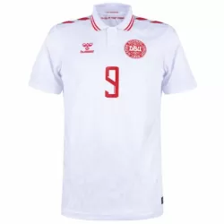 Camisola Dinamarca Højlund 9 Homem Equipamento 1ª Euro 2024
