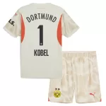Camisola Guarda-Redes Borussia Dortmund Kobel 1 Criança Equipamento 1ª 2024/25