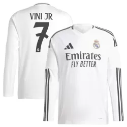 Camisola Manga Comprida Real Madrid Vini JR 7 Homem Equipamento 1ª 2024/25 Camisola Manga Comprida Real Madrid Vini JR 7 Homem Equipamento 1ª 2024/25