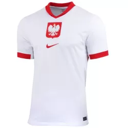 Camisola Polônia Lewandowski 9 Homem Equipamento 1ª Euro 2024