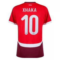 Camisola Suíça Xhaka 10 Homem Equipamento 1ª Euro 2024 Camisola Suíça Xhaka 10 Homem Equipamento 1ª Euro 2024