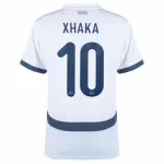 Camisola Suíça Xhaka 10 Homem Equipamento 2ª Euro 2024