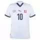 Camisola Suíça Xhaka 10 Homem Equipamento 2ª Euro 2024