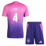 Camisola Alemanha Tah 4 Criança Equipamento 2ª Euro 2024