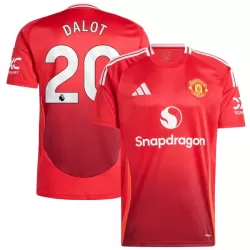 Camisola Manchester United Dalot 20 Homem Equipamento 1ª 2024/25 Camisola Manchester United Dalot 20 Homem Equipamento 1ª 2024/25
