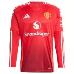 Camisola Manga Comprida Manchester United Bruno Fernandes 8 Homem Equipamento 1ª 2024/25
