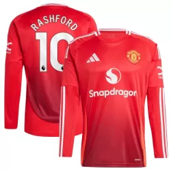 Camisola Manga Comprida Manchester United Rashford 10 Homem Equipamento 1ª 2024/25 Camisola Manga Comprida Manchester United Rashford 10 Homem Equipamento 1ª 2024/25