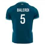 Camisola Olympique Marseille Balerdi 5 Homem Equipamento 2ª 2024/25