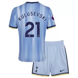 Camisola Tottenham Hotspur Kulusevski 21 Criança Equipamento 2ª 2024/25 Camisola Tottenham Hotspur Kulusevski 21 Criança Equipamento 2ª 2024/25