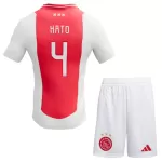 Camisola Ajax Amsterdam Jorrel Hato 4 Criança Equipamento 1ª 2024/25