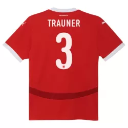 Camisola Áustria Gernot Trauner 3 Homem Equipamento 1ª Euro 2024 Camisola Áustria Gernot Trauner 3 Homem Equipamento 1ª Euro 2024
